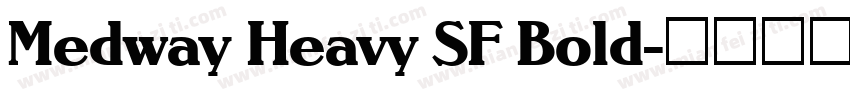 Medway Heavy SF Bold字体转换